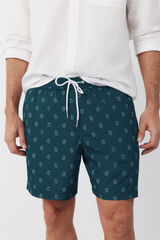 Cortefiel Ba&ntilde;ador estampado pasley Verde