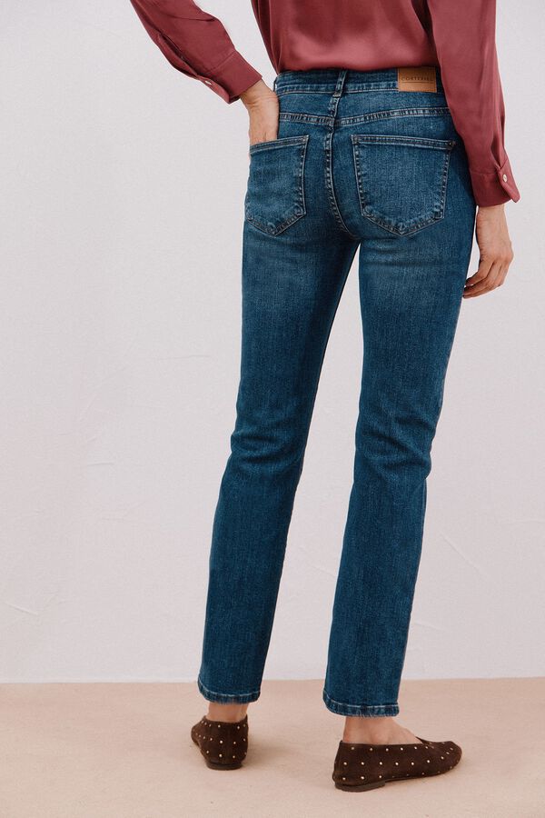 Cortefiel Jeans rectos Azul