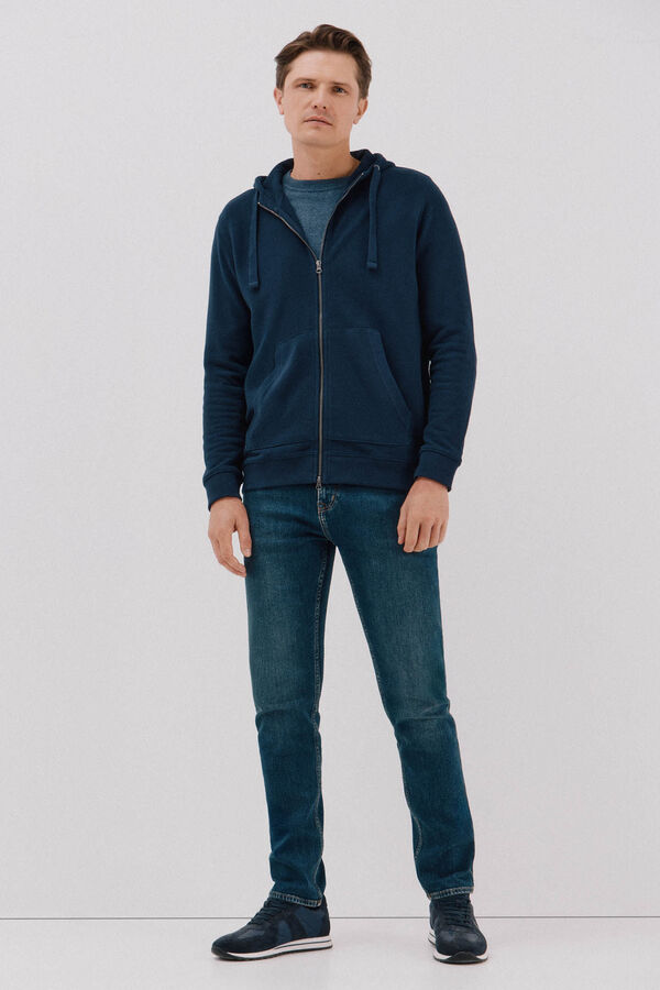 Cortefiel Pantal&oacute;n de mezclilla slim fit Azul