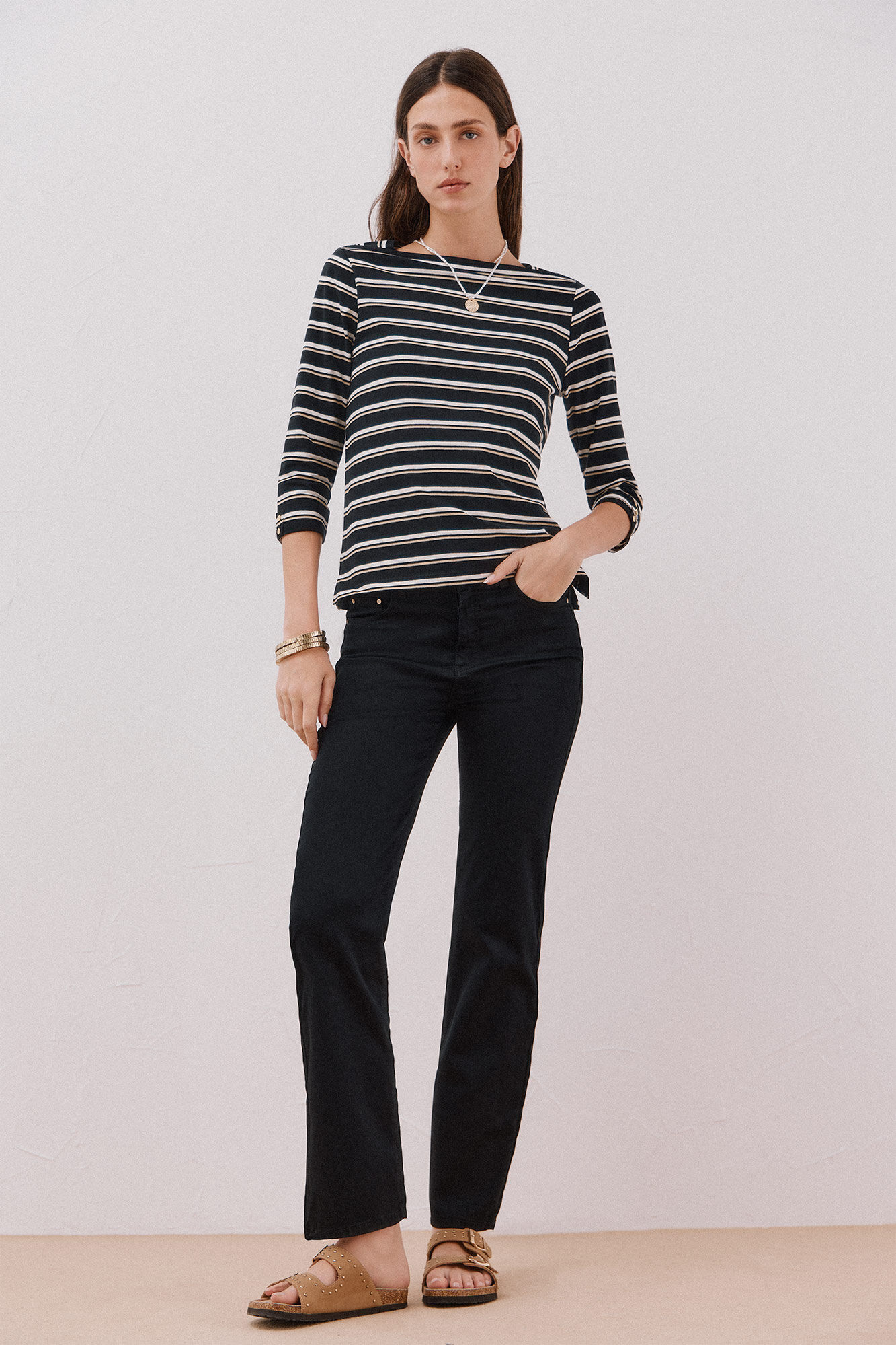 Cortefiel Playera de algod&oacute;n