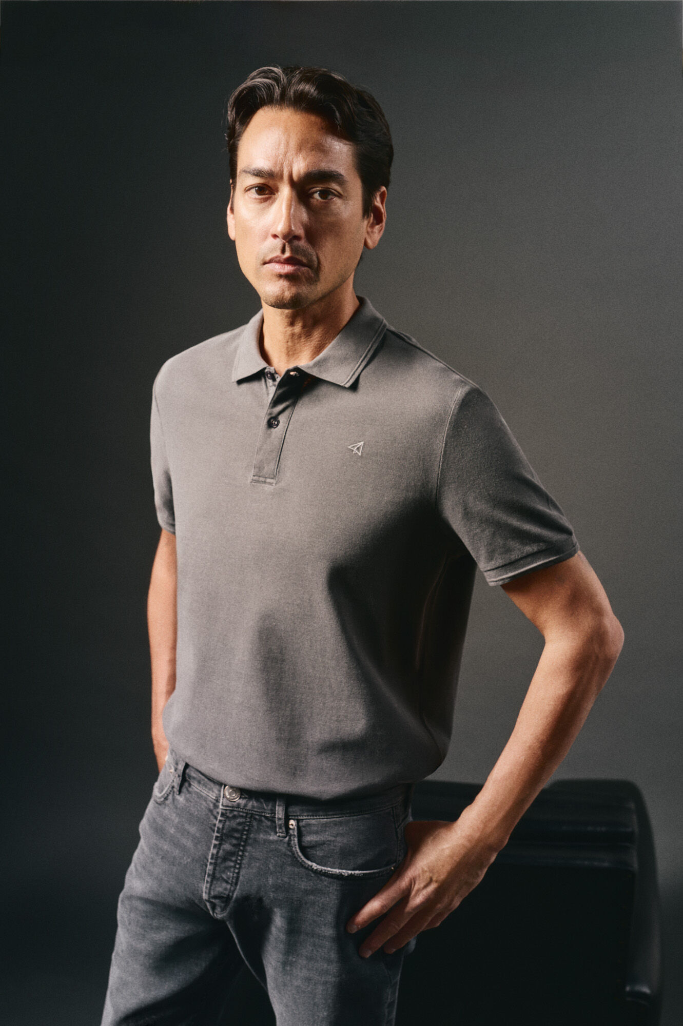 OOTO Polo piqu&eacute; lavado bordado avi&oacute;n