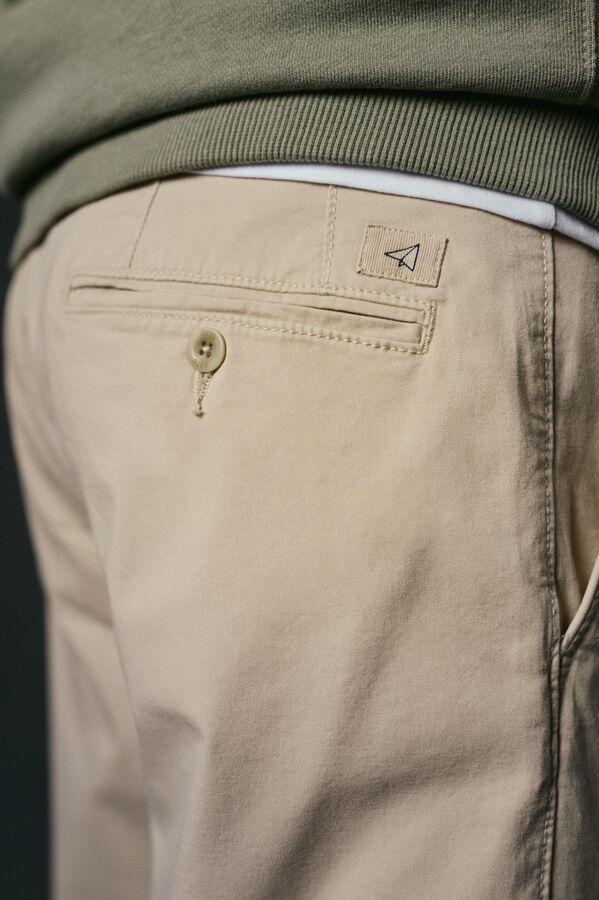 OOTO Pantal&oacute;n chino slim Beige