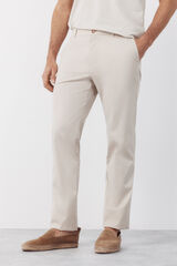Cortefiel Pantal&oacute;n chino t&eacute;cnico slim Beige