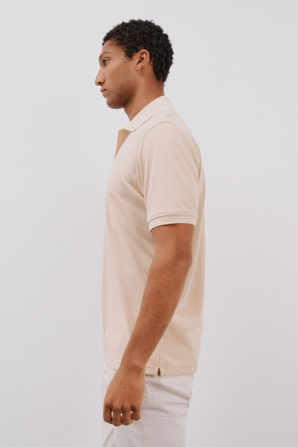 Cortefiel Polo coolmax&reg;  Beige