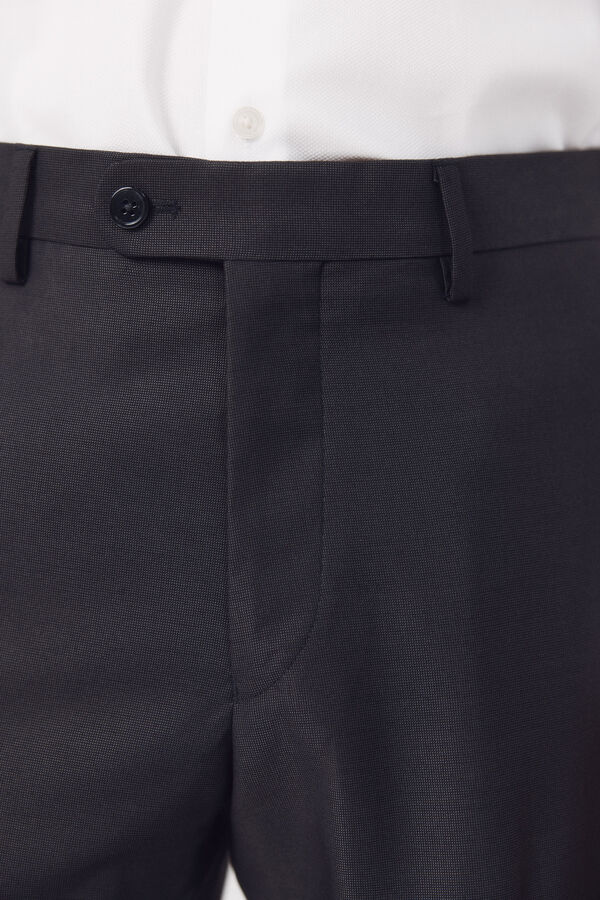 Cortefiel Pantal&oacute;n traje estructura Serie XXI Gris oscuro