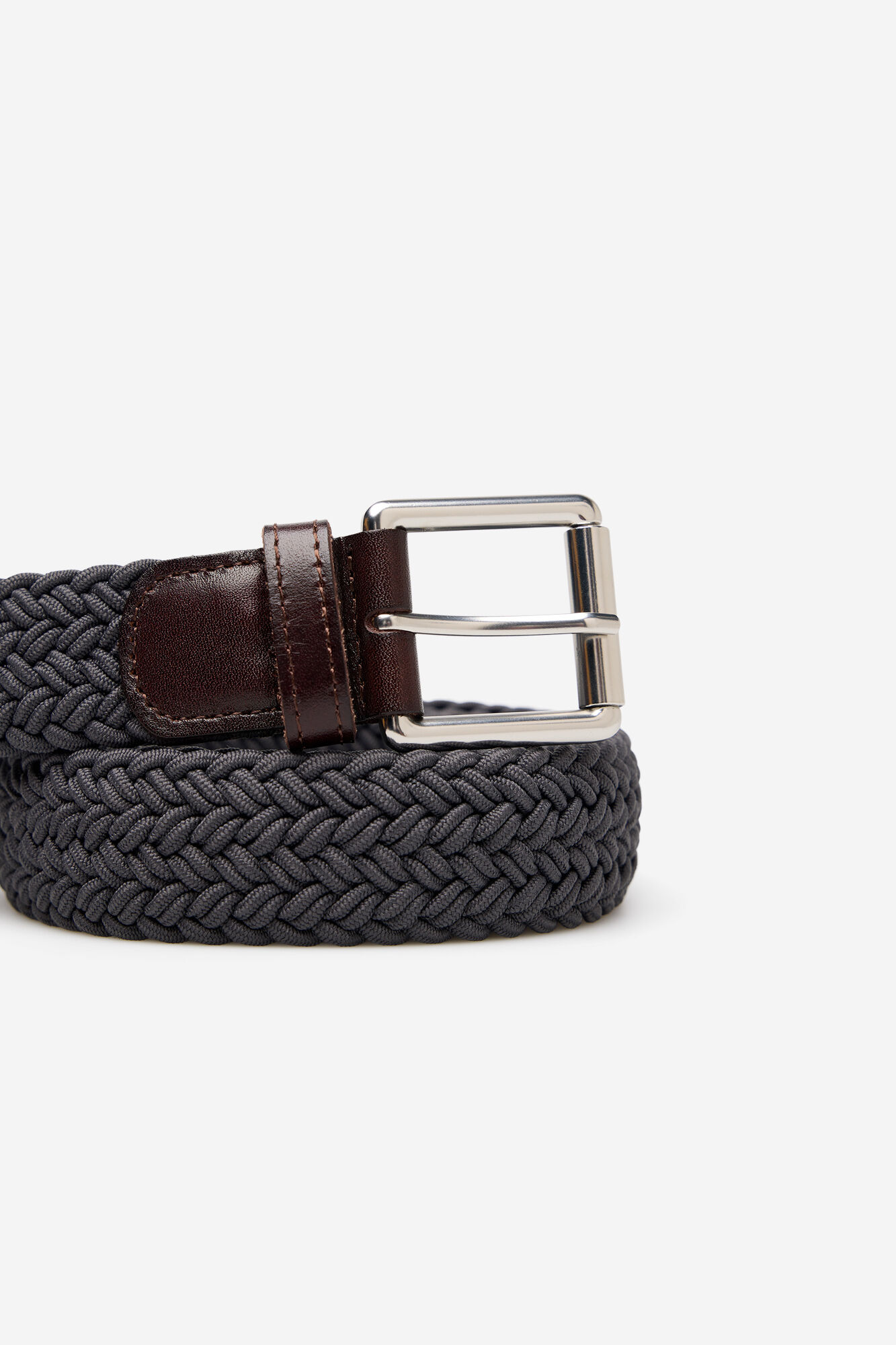 Cortefiel Cintur&oacute;n trenzado el&aacute;stico