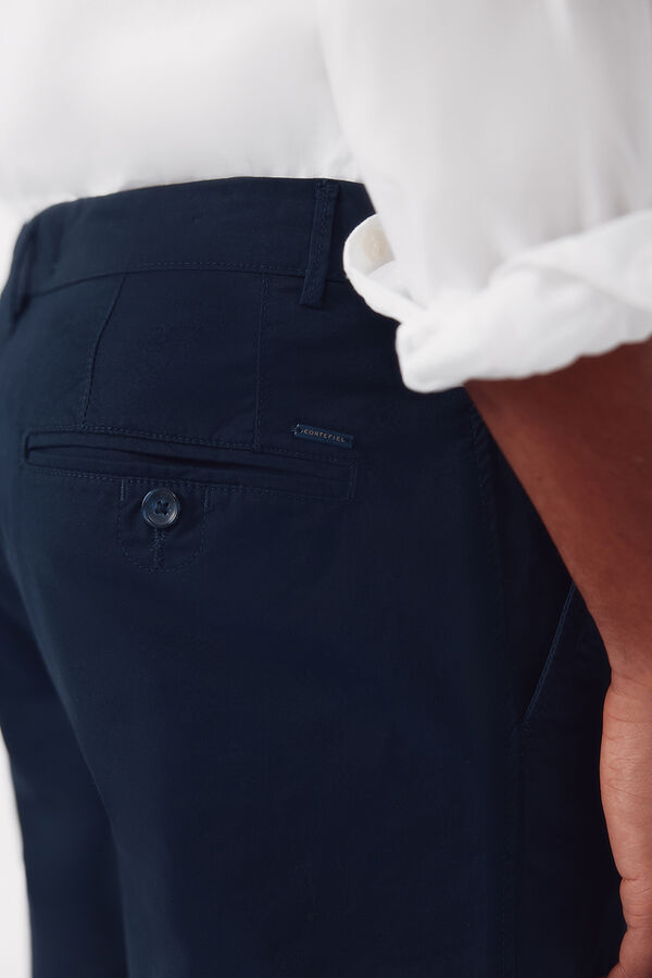 Cortefiel Bermuda chino Azul marino