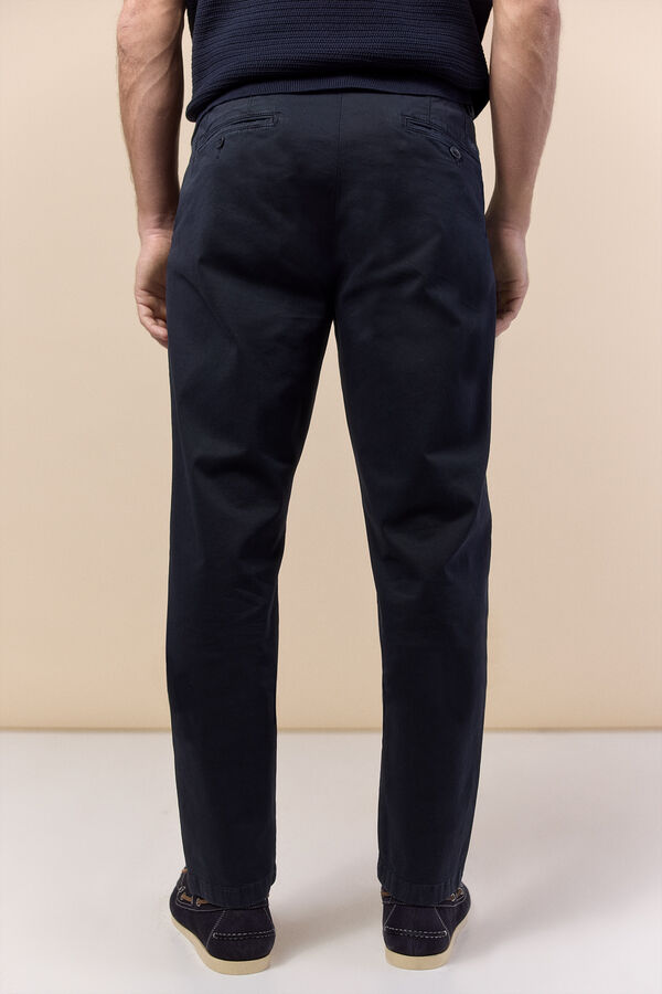 OOTO Chino casual slim Azul marino