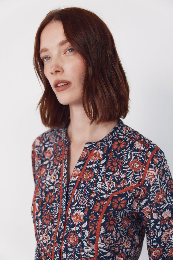 Cortefiel Blusa mao acolchada Multicolor