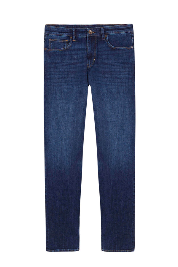 Cortefiel Pantal&oacute;n denim slim fit coolmax Azul