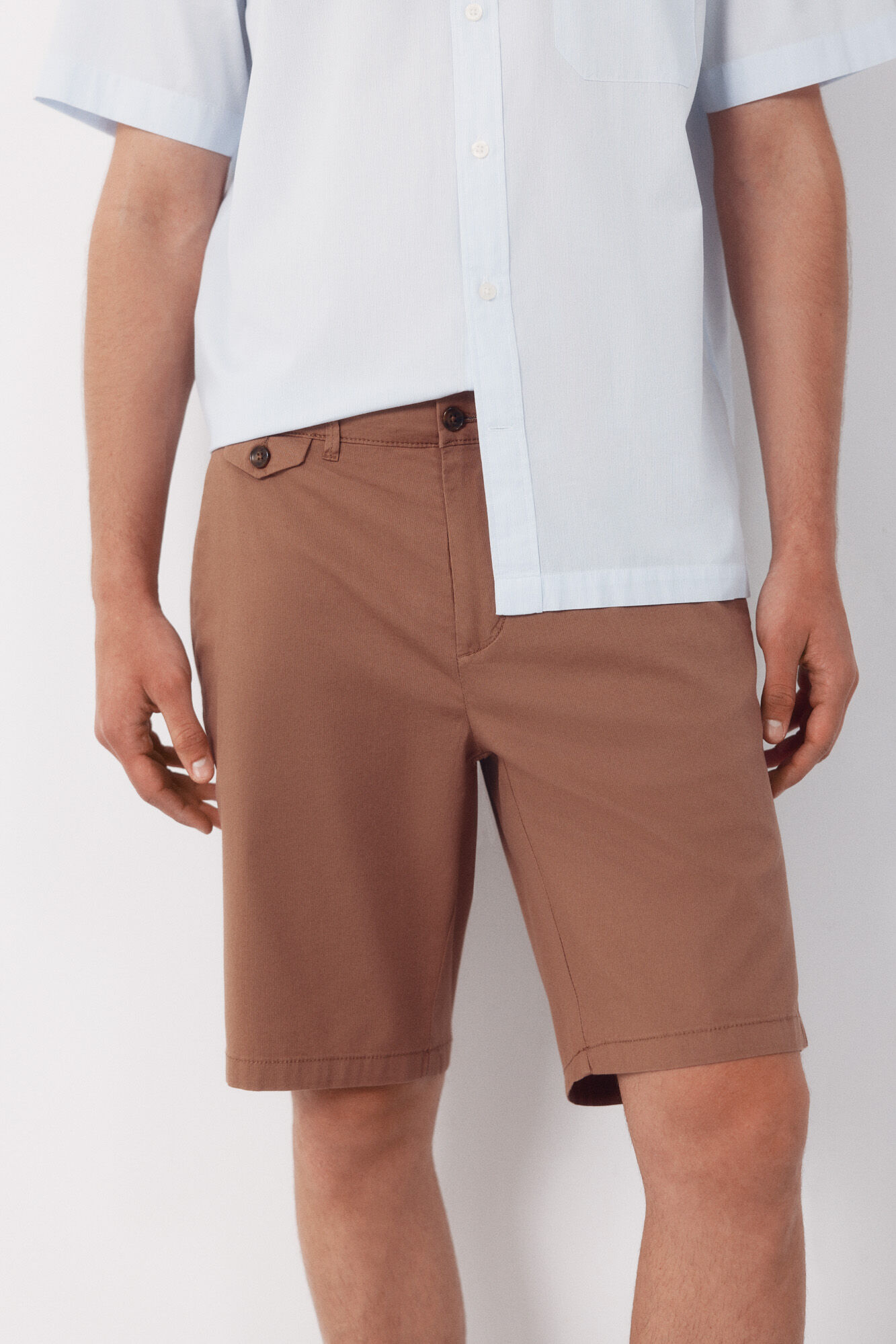 Cortefiel Bermuda chino estampada