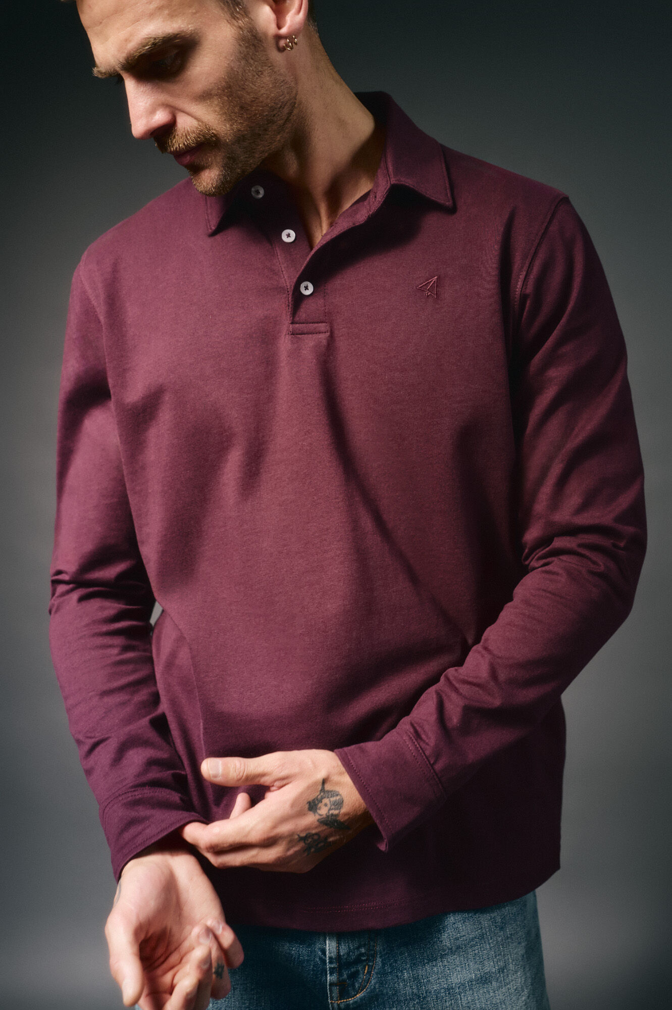 OOTO Polo manga larga