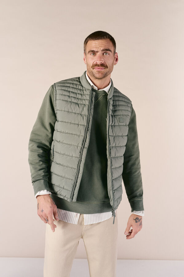 OOTO Chaleco acolchado ultralight Kaki