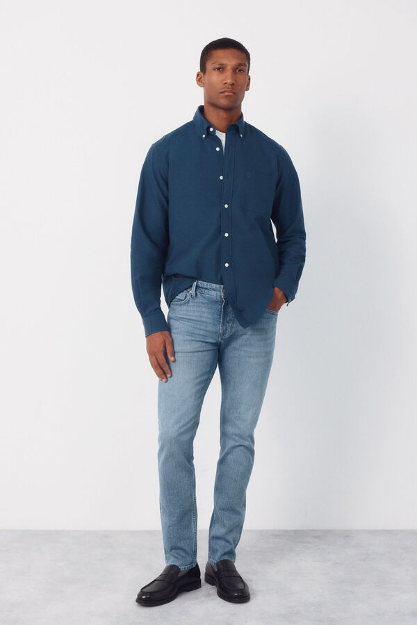 Cortefiel Pantal&oacute;n vaquero ligero slim fit Azul