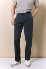 OOTO Chino con pinzas regular Azul
