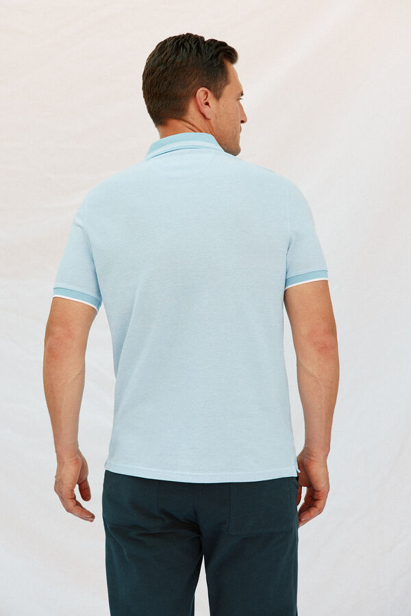 Cortefiel Polo oxford Azul