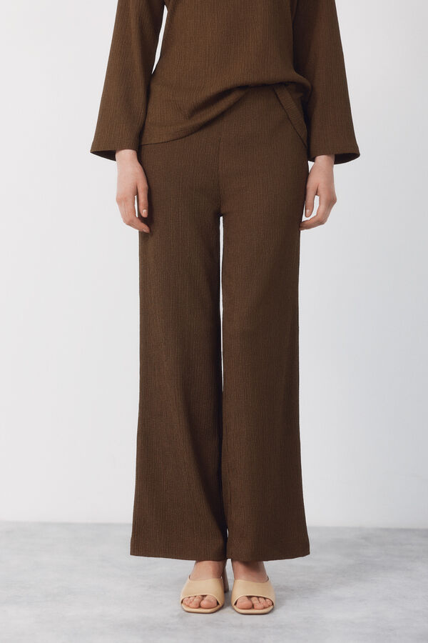 Cortefiel Pantal&oacute;n de tejido Kaki