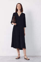 Cortefiel Vestido t&uacute;nica Negro