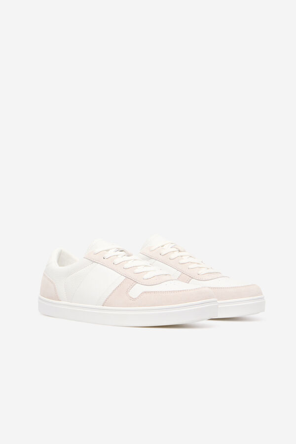Cortefiel Tenis piel Blanco