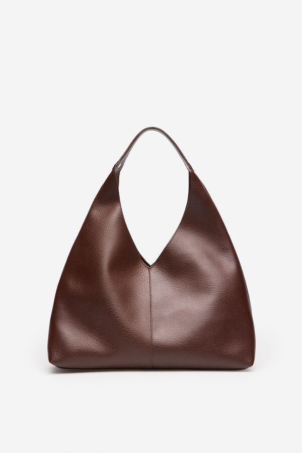 Cortefiel Bolsa hobo Marr&oacute;n oscuro