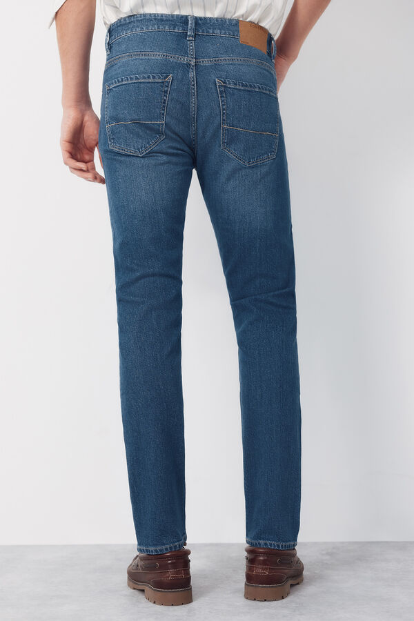 Cortefiel Pantal&oacute;n vaquero ligero slim fit Azul