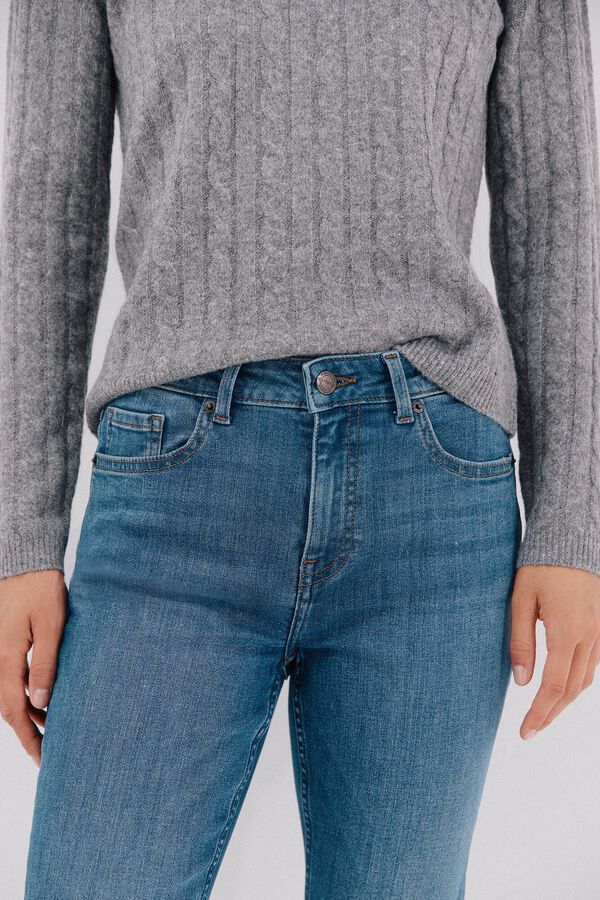 Cortefiel Jeans campana Azul