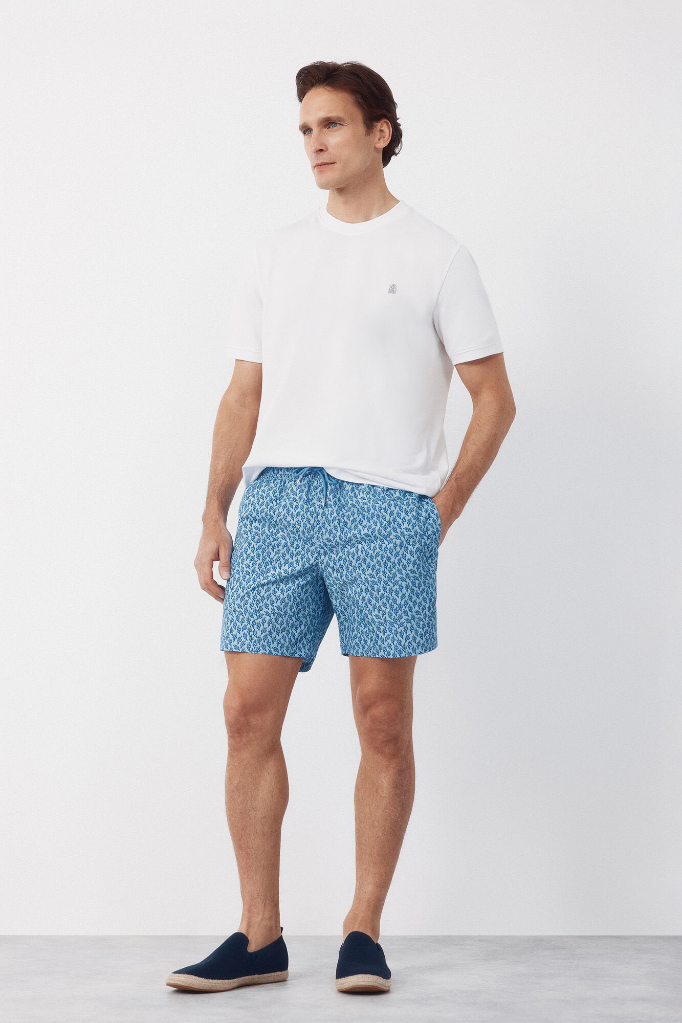 Cortefiel Ba&ntilde;ador estampado algas peque&ntilde;as