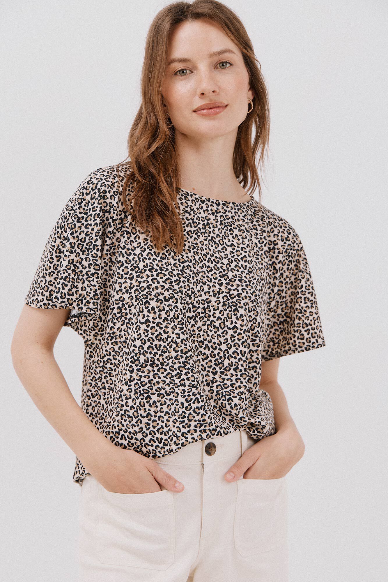 Cortefiel Playera b&aacute;sica fluida