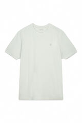 Cortefiel Playera b&aacute;sica piqu&eacute; Kaki