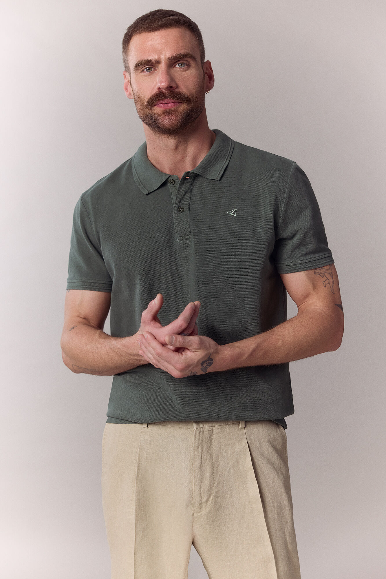 OOTO Polo b&aacute;sico piqu&eacute; lavado