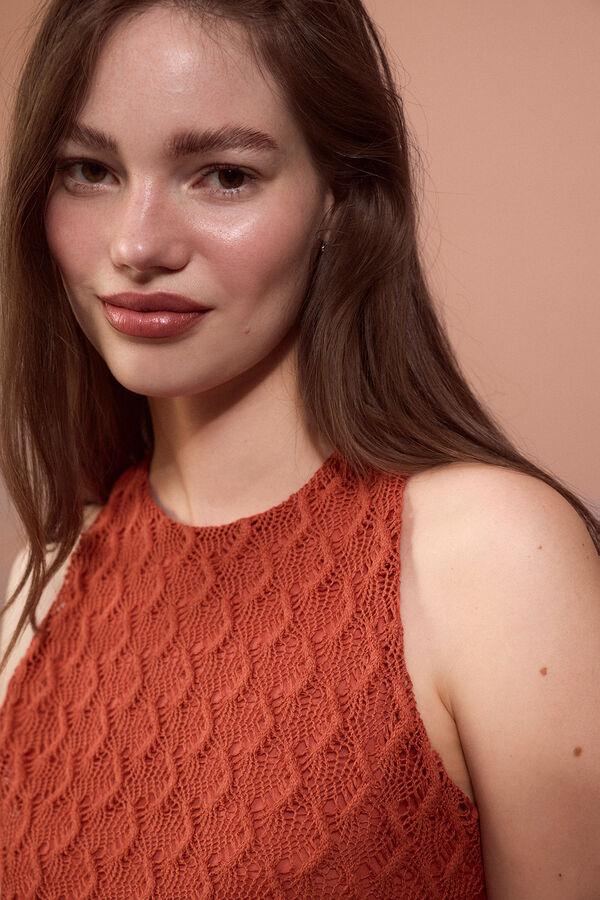 Slowlove Top estructura Naranja
