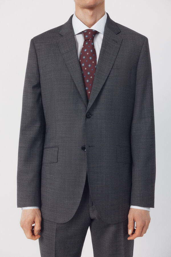 Cortefiel Americana traje dynamic estructura gris Gris oscuro