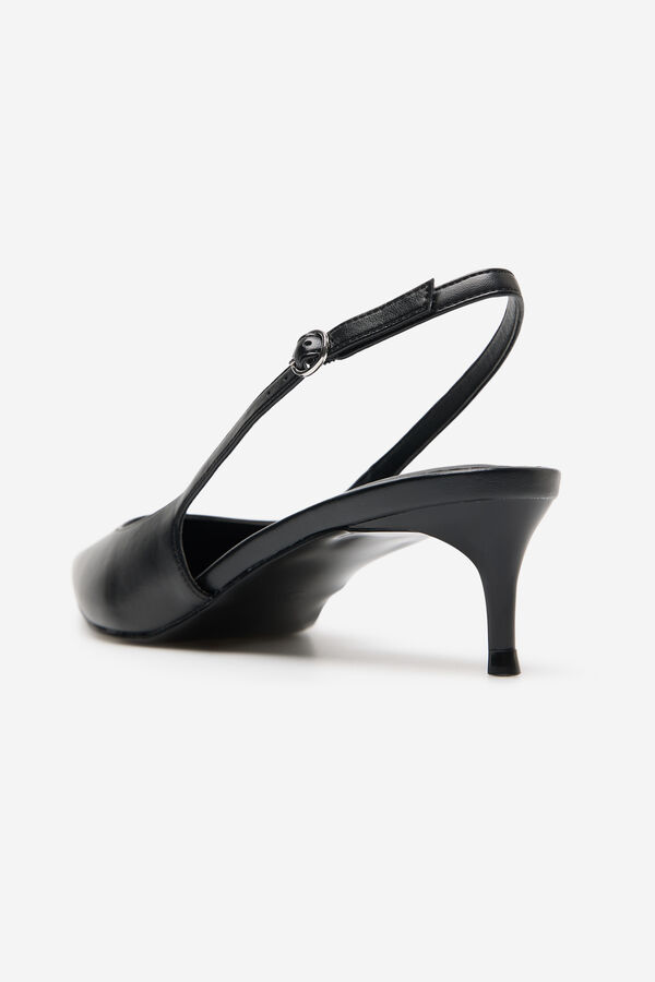 Cortefiel Zapato de sal&oacute;n destalonado Negro