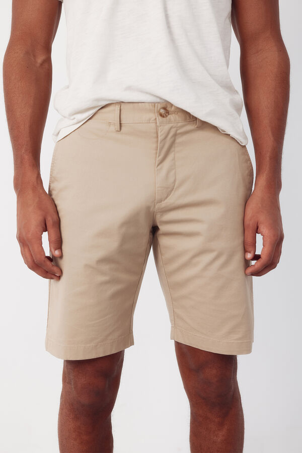 Cortefiel Bermuda chino Beige