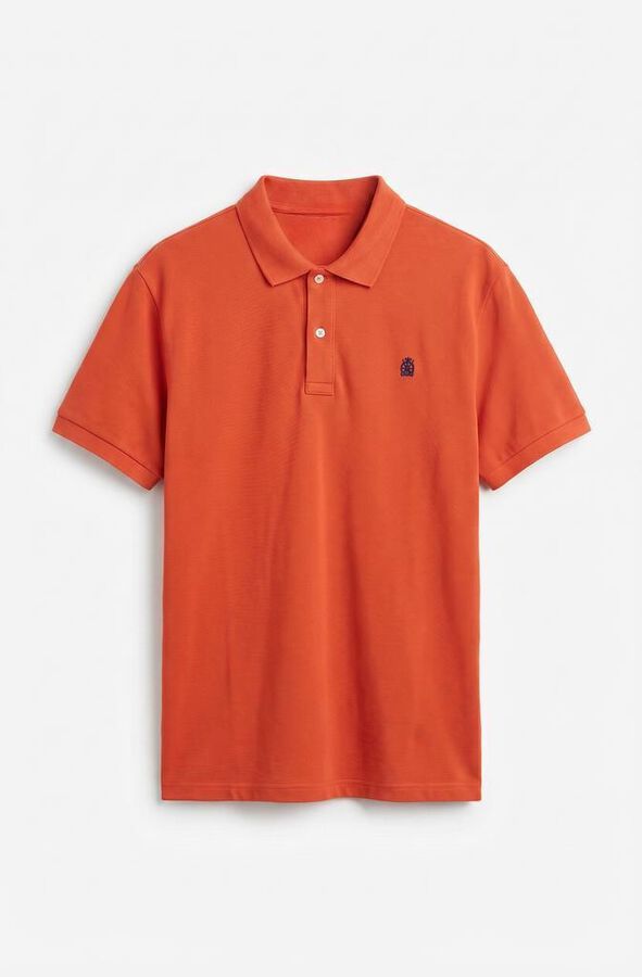 Cortefiel Polo b&aacute;sico piqu&eacute; Coral