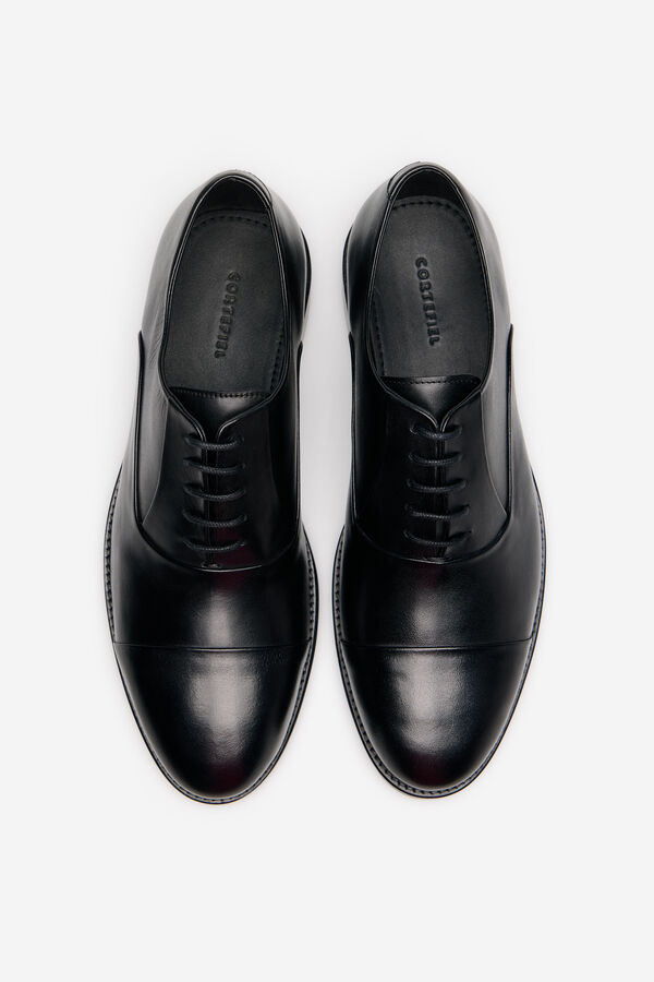 Cortefiel Zapato vestir liso Negro