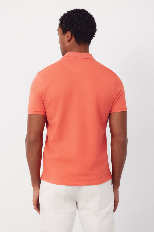 Cortefiel Polo bordado Coral
