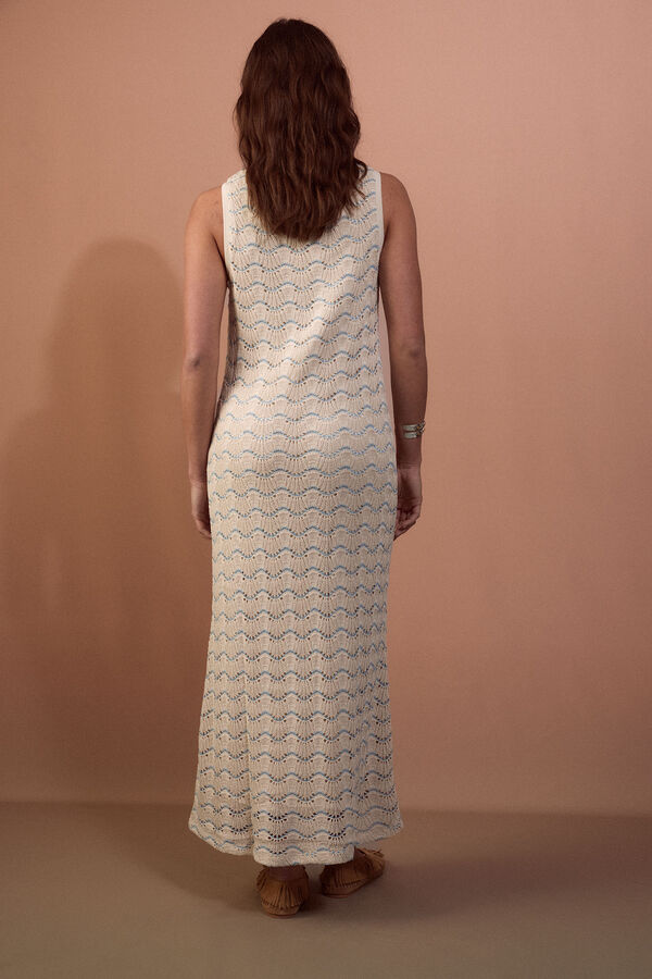 Slowlove Vestido b&aacute;sico estructura Azul