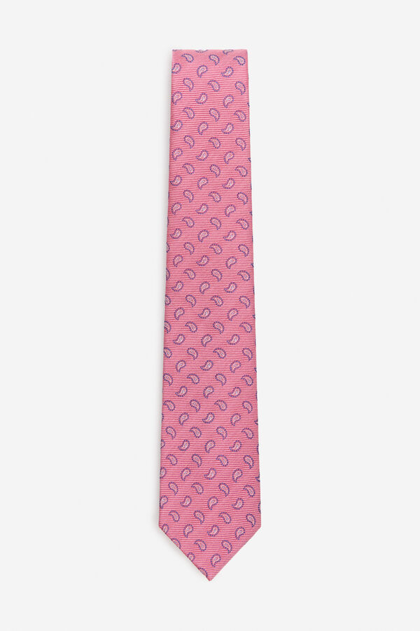 Cortefiel Corbata seda natural Rosa