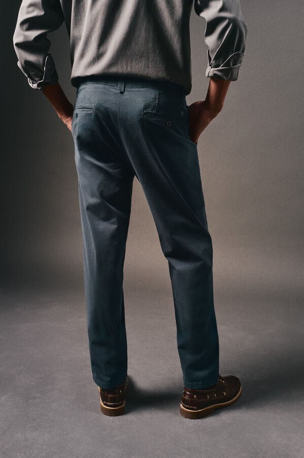 OOTO Pantal&oacute;n chino slim Azul marino
