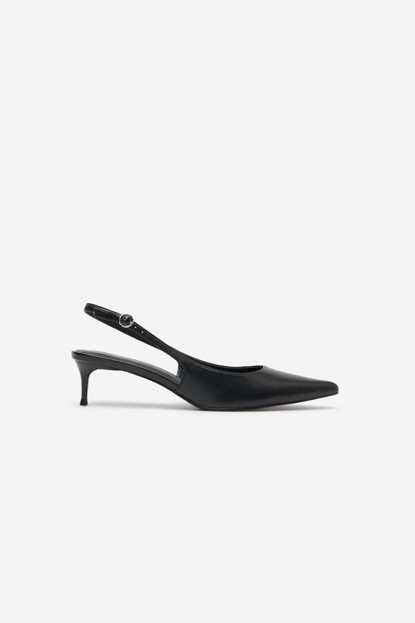 Cortefiel Zapato de sal&oacute;n destalonado Negro
