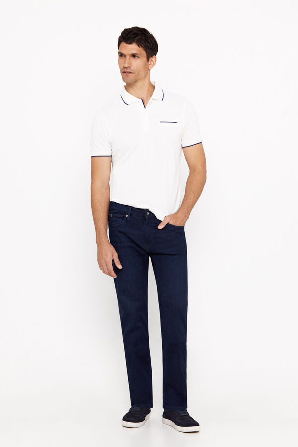 Cortefiel Pantal&oacute;n denim slim fit dynamic Azul marino