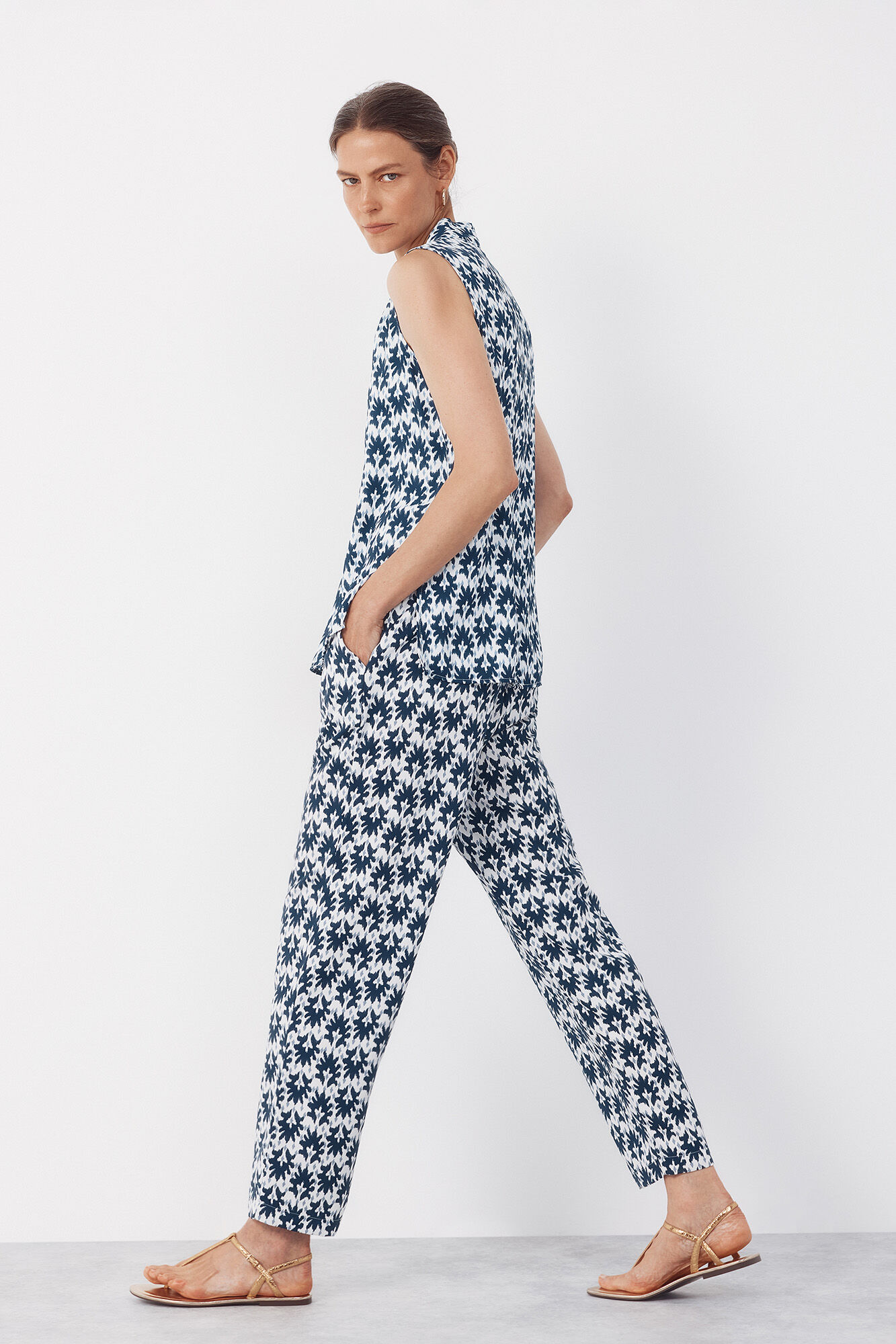 Cortefiel Blusa fluida con pliegues