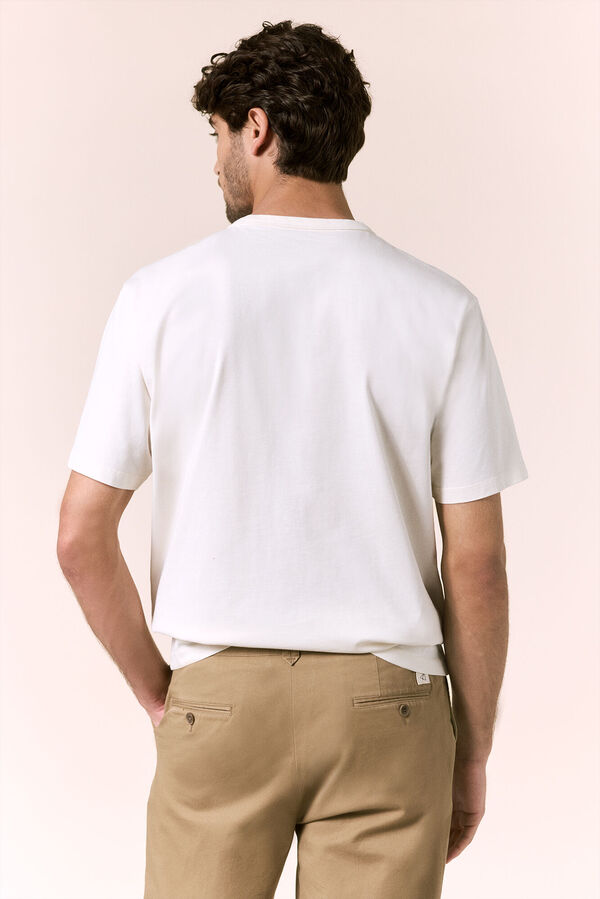 OOTO Camiseta avi&oacute;n peque&ntilde;o Marfil