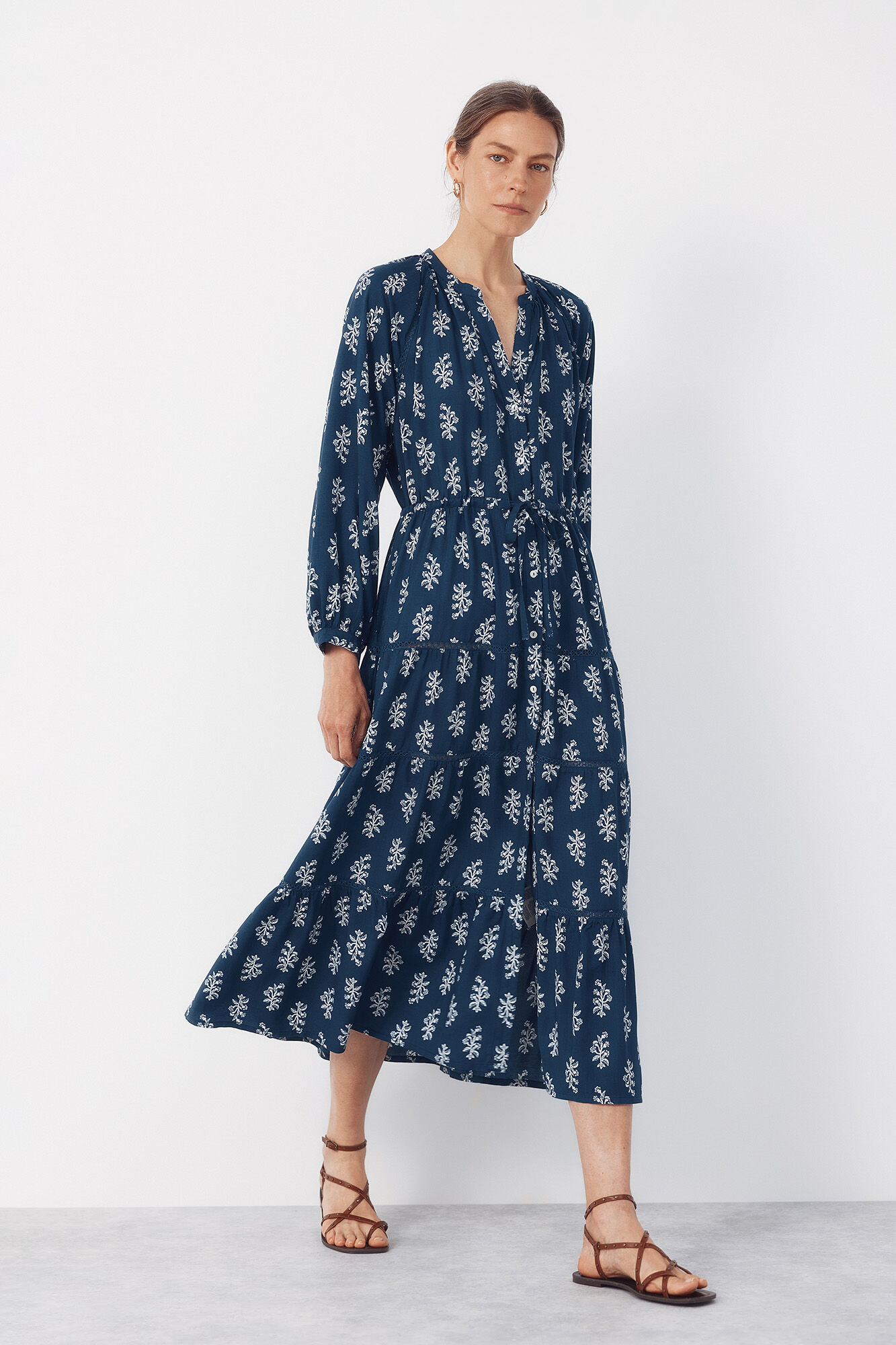 Cortefiel Vestido estampado