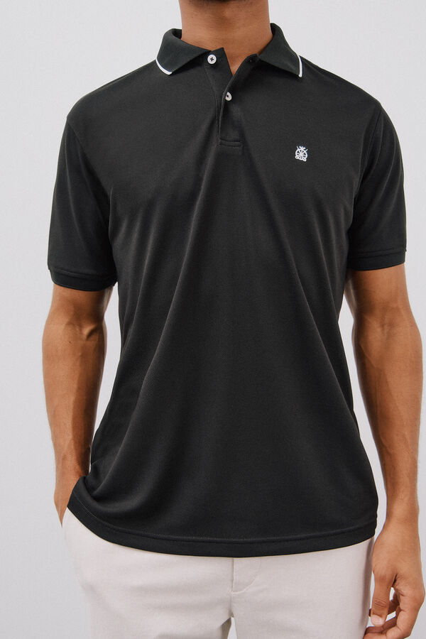 Cortefiel Polo coolmax&reg; Negro
