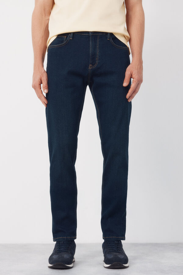 Cortefiel Pantal&oacute;n vaquero slim fit Azul marino