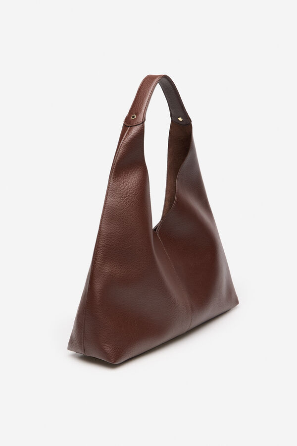 Cortefiel Bolsa hobo Marr&oacute;n oscuro