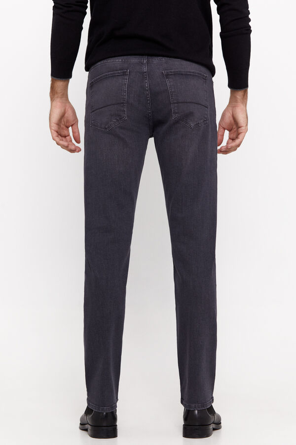 Cortefiel Pantal&oacute;n denim regular fit coolmax Gris