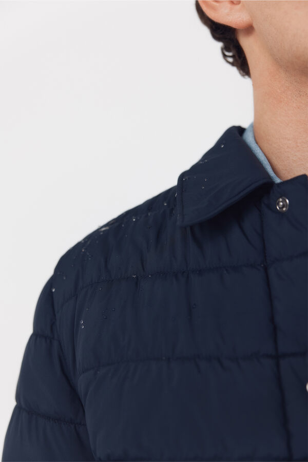 Cortefiel Sobrecamisa acolchada ultralight Azul marino